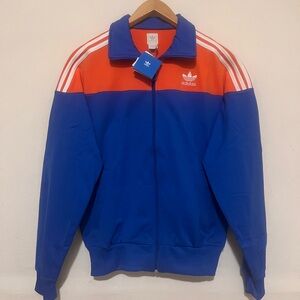 Adidas New York Knicks Original Blue Orange Track Jacket Size Medium NWT Vintage
